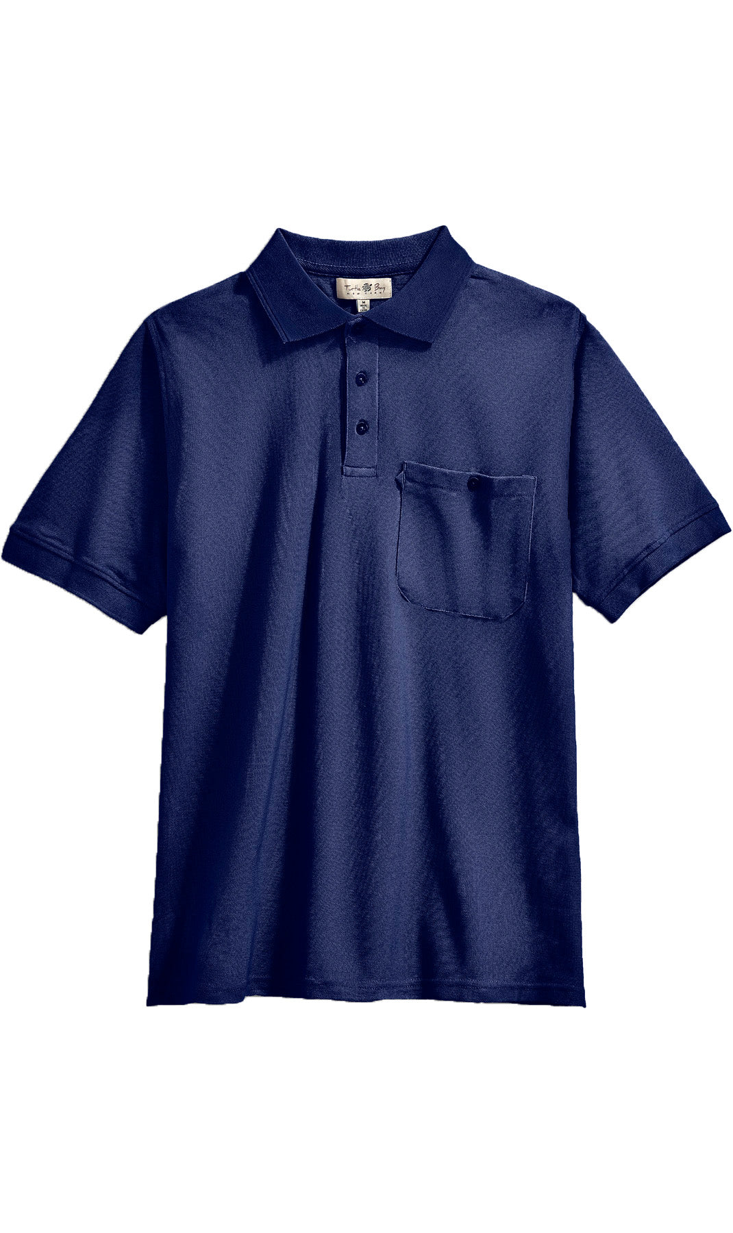 Men's Piqué Cotton-Blend Polo – Chest Pocket