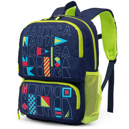 Kids' School Backpack, Flags Print, 16 in