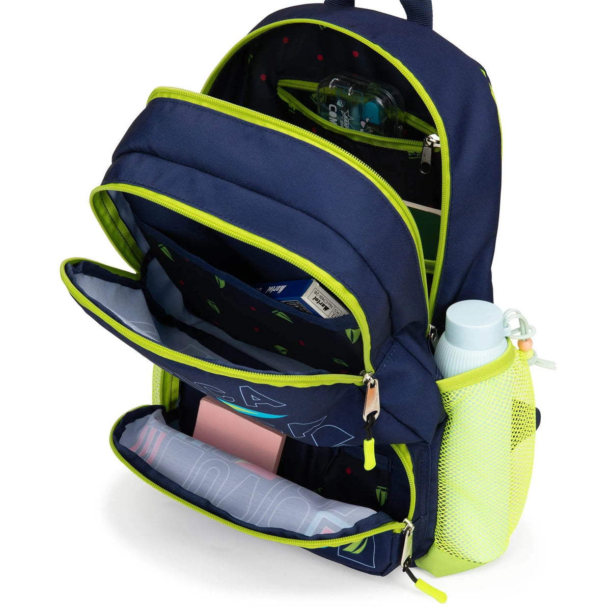 Kids' School Backpack, Flags Print, 16 in