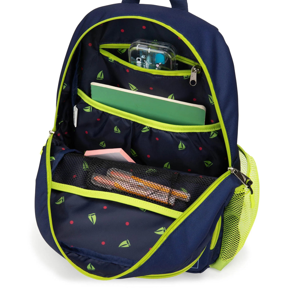 Kids' School Backpack, Flags Print, 16 in