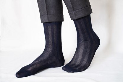 Men's Mercerized Cotton Dress & Trouser Socks, 3-Pack