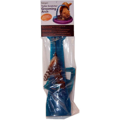 Turbo Cat Scratcher with Grooming Arch Combo