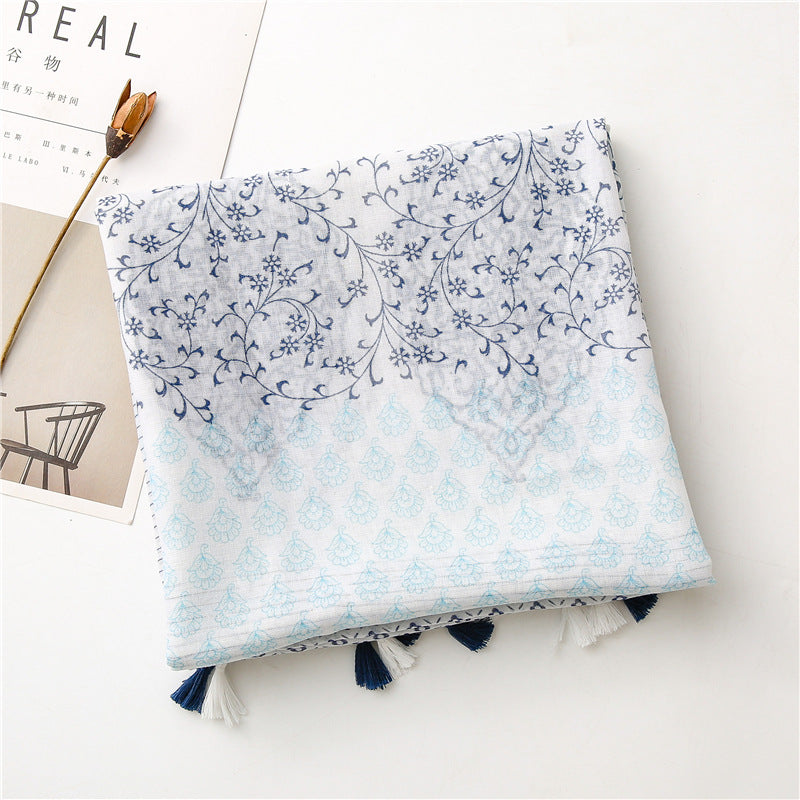Lightweight Linen Neck Scarf