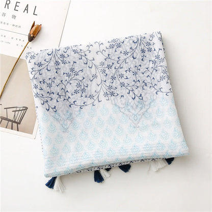 Lightweight Linen Neck Scarf