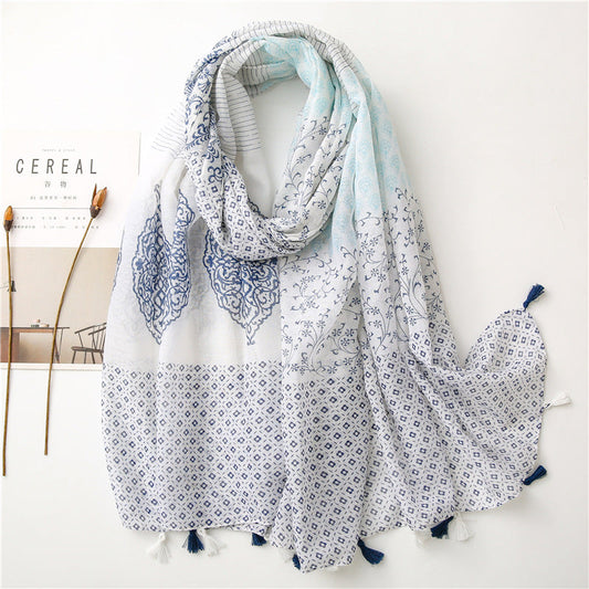 Lightweight Linen Neck Scarf