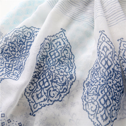Lightweight Linen Neck Scarf