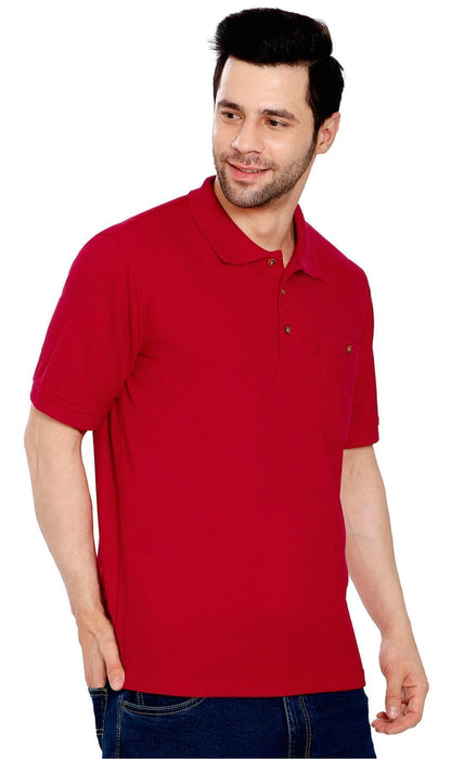 Men's Piqué Cotton-Blend Polo – Chest Pocket