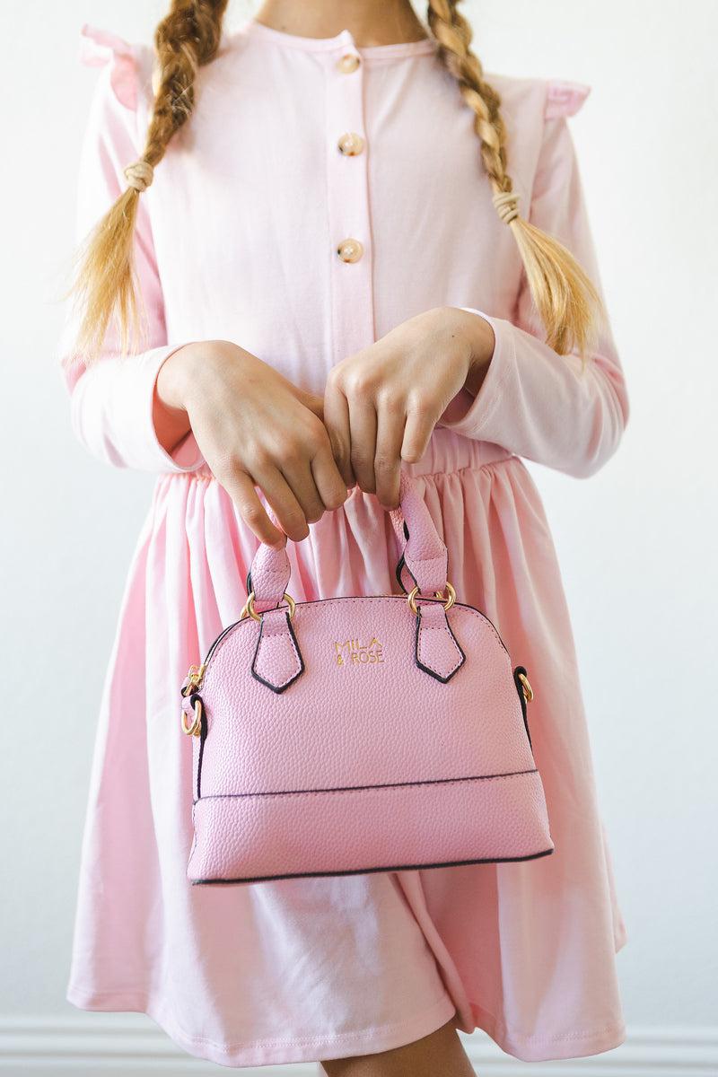 Girls' Crossbody Purse, Bubblegum Pink
