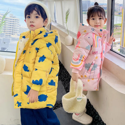 Kids Hooded Winter Jacket