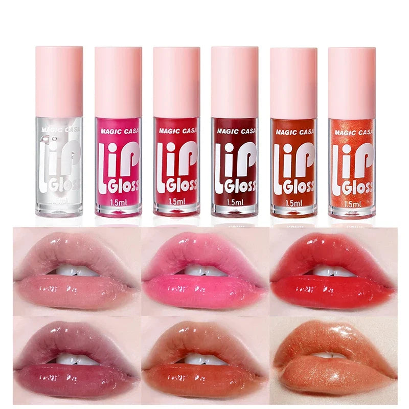 Magic Casa Water-Gloss Jelly Lip Oil Set – 6 Piece