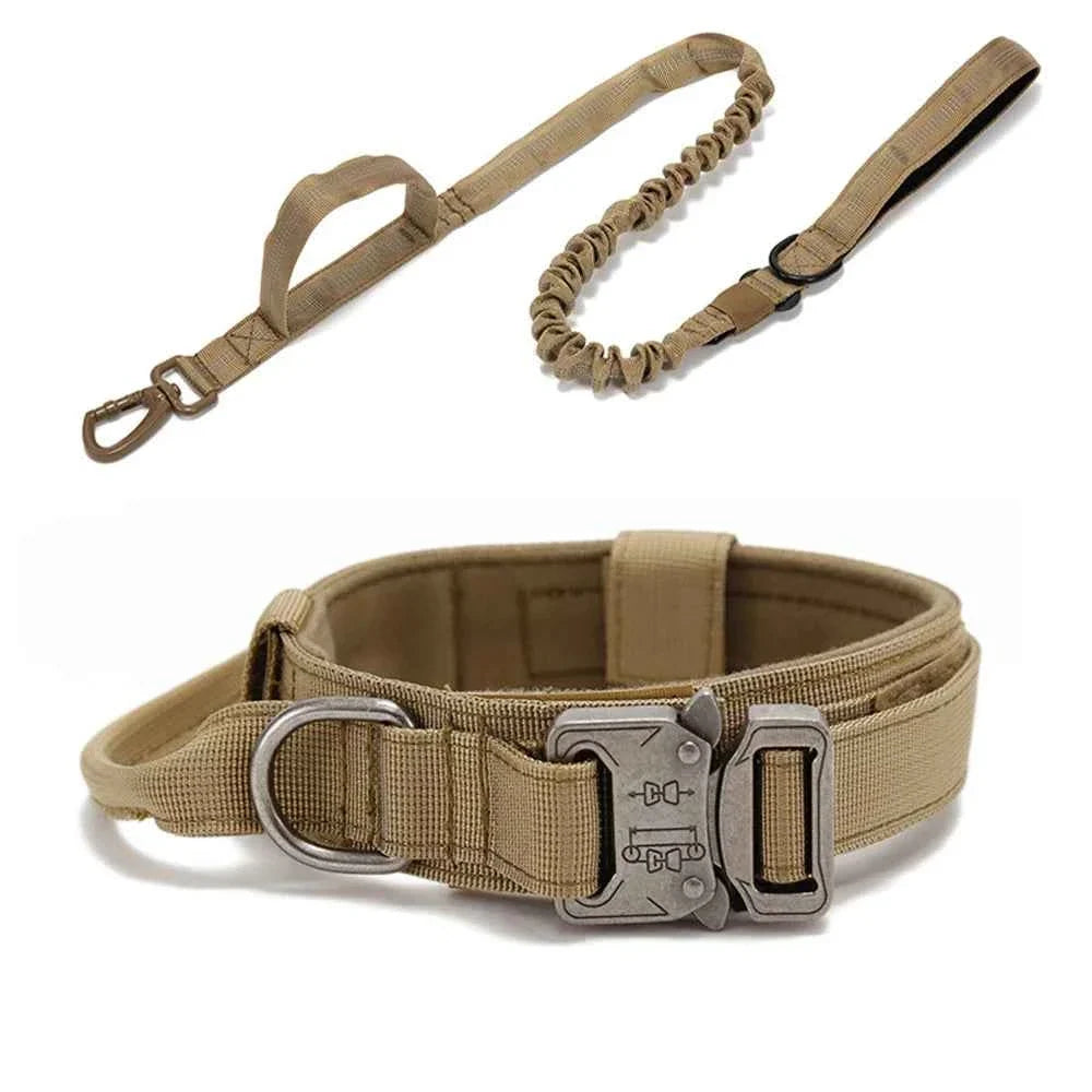Reflective Nylon Dog Collar & Leash Set