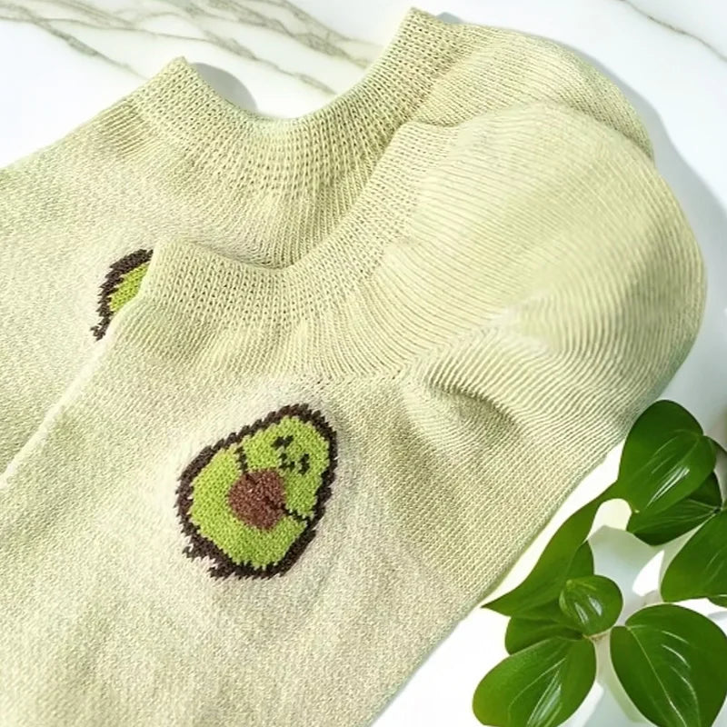 Women's Printed Low-Cut Ankle Socks, 5-Pack