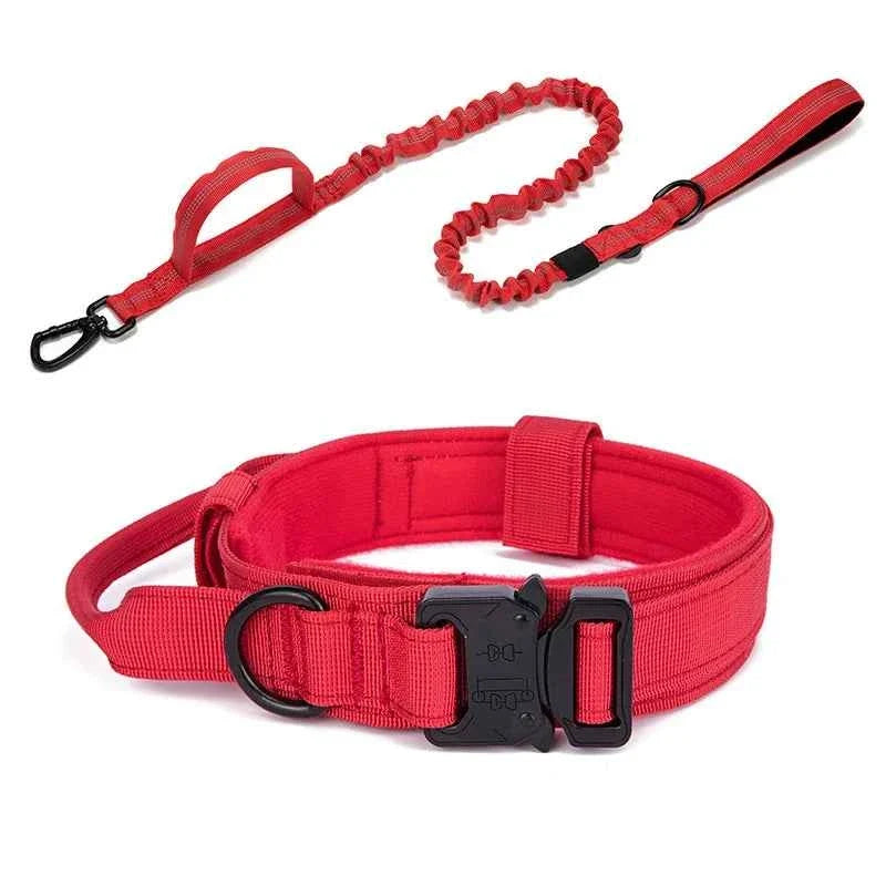 Reflective Nylon Dog Collar & Leash Set