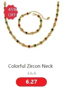 Shiny Zircon Heart Jewelry: Necklace, Earrings or Bracelet