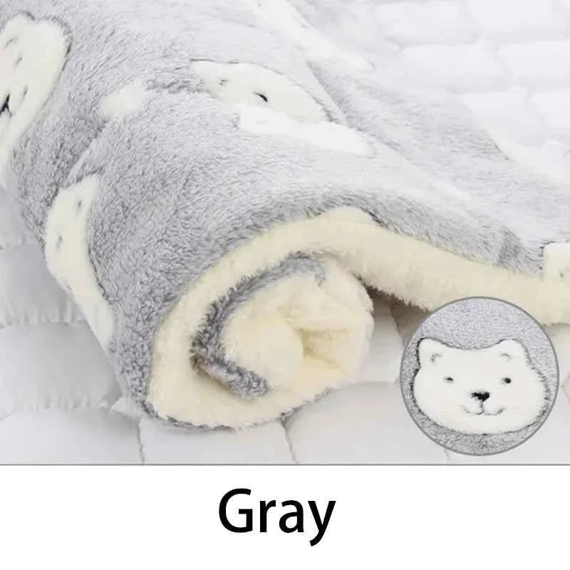Flannel Crate Mat & Dog Bed