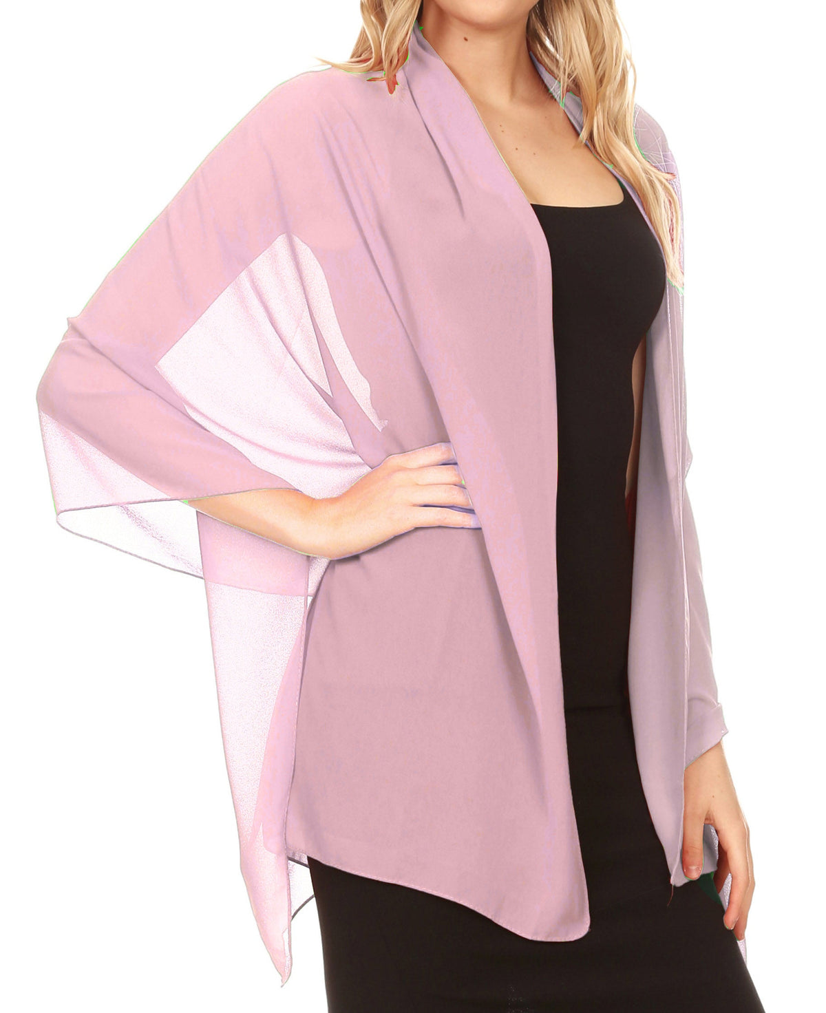 Sheer Chiffon Evening Wrap