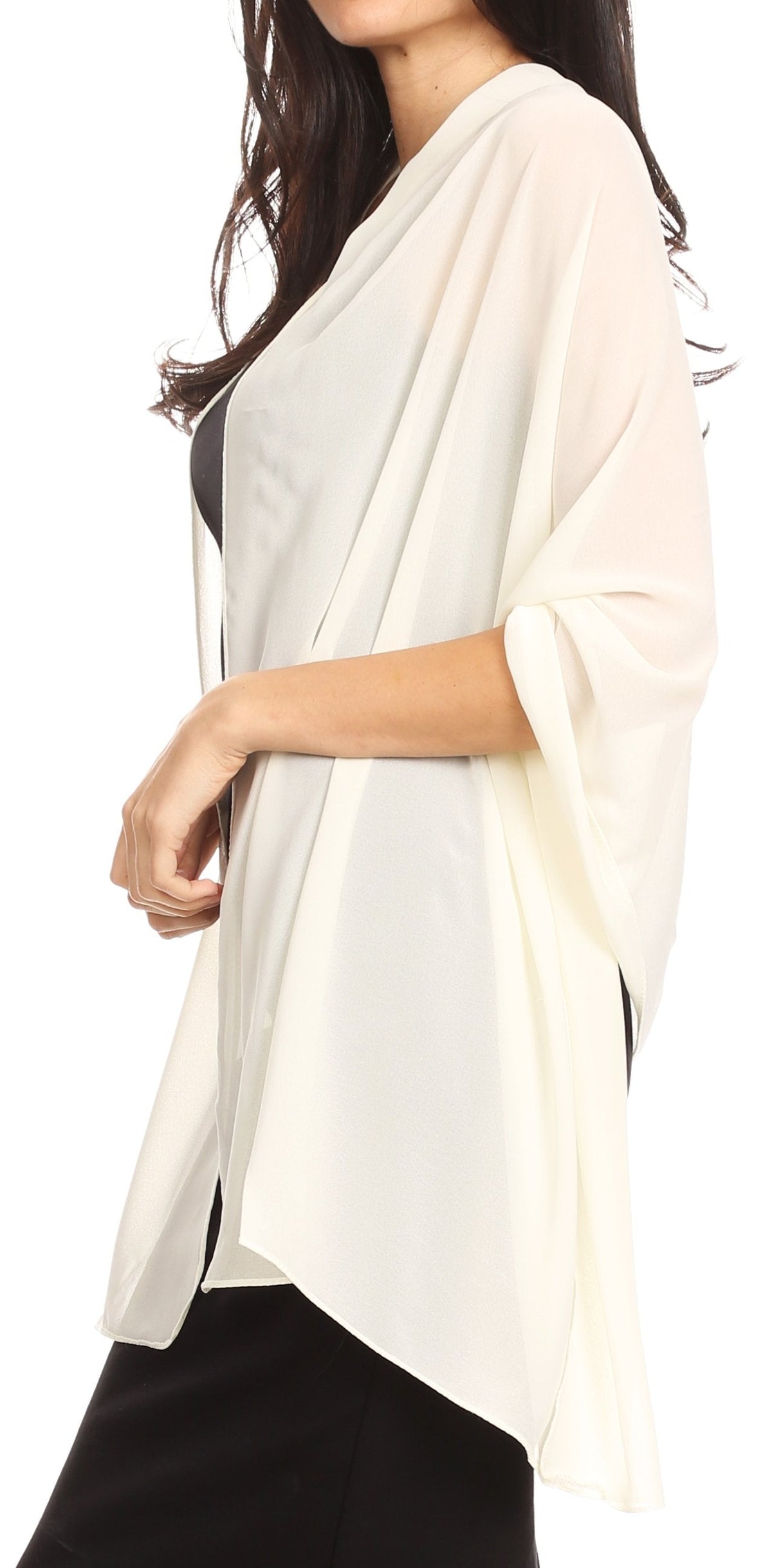 Sheer Chiffon Evening Wrap
