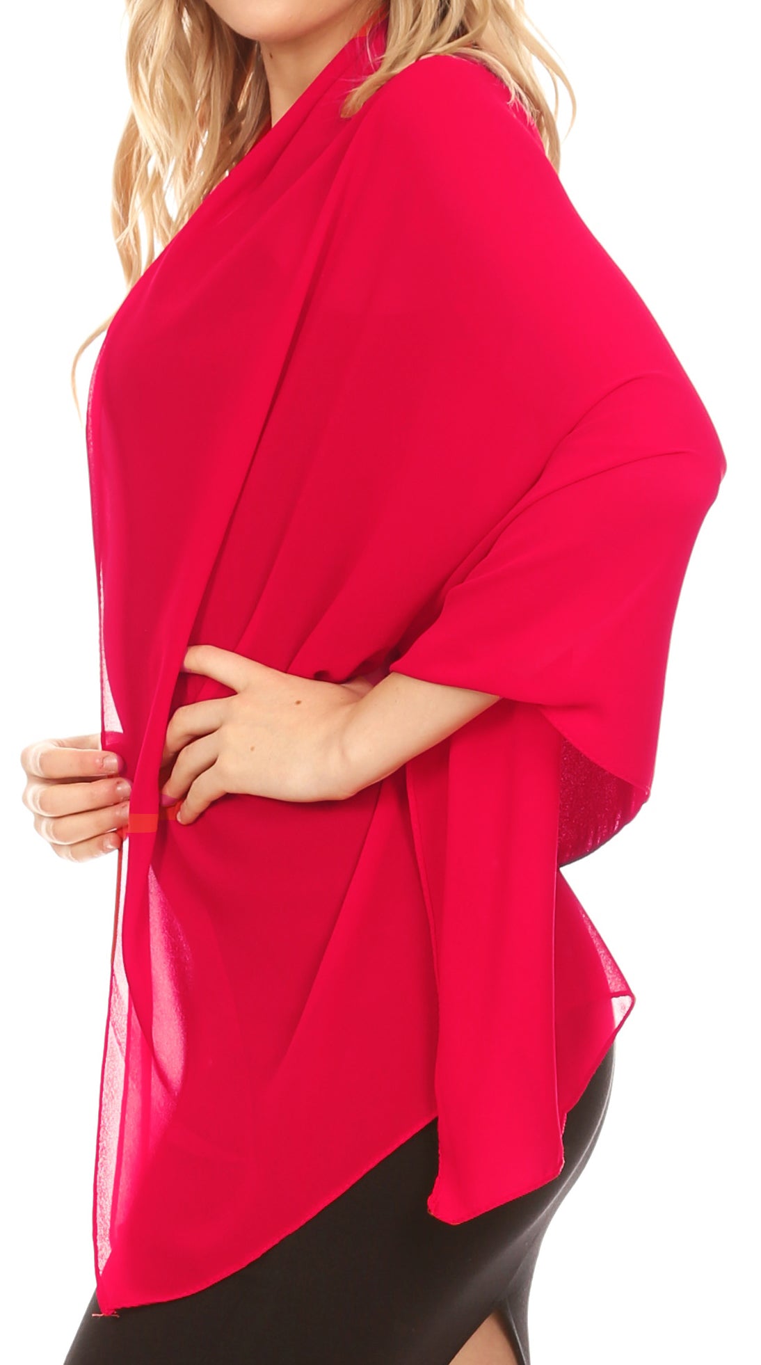 Sheer Chiffon Evening Wrap