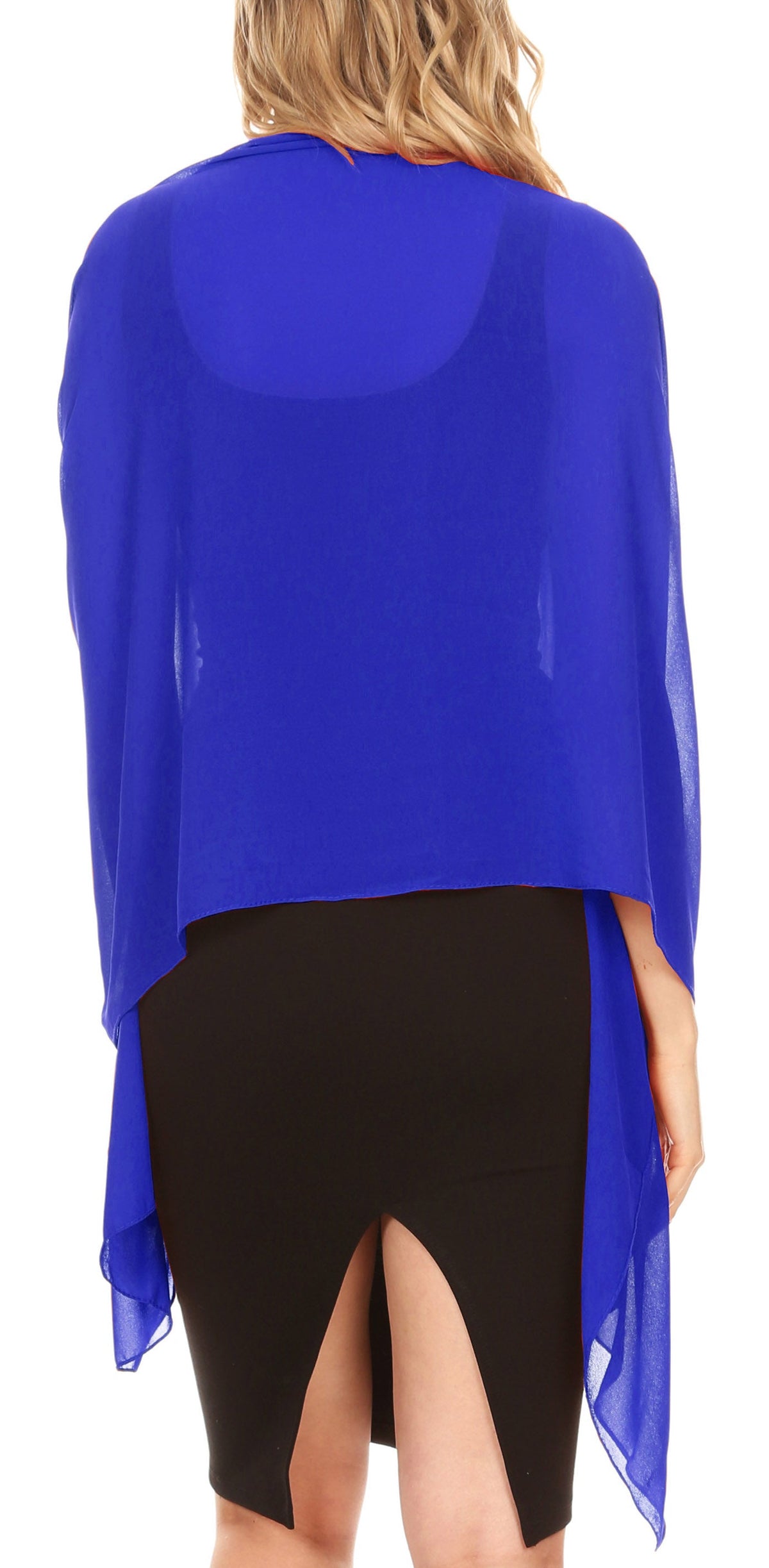 Sheer Chiffon Evening Wrap