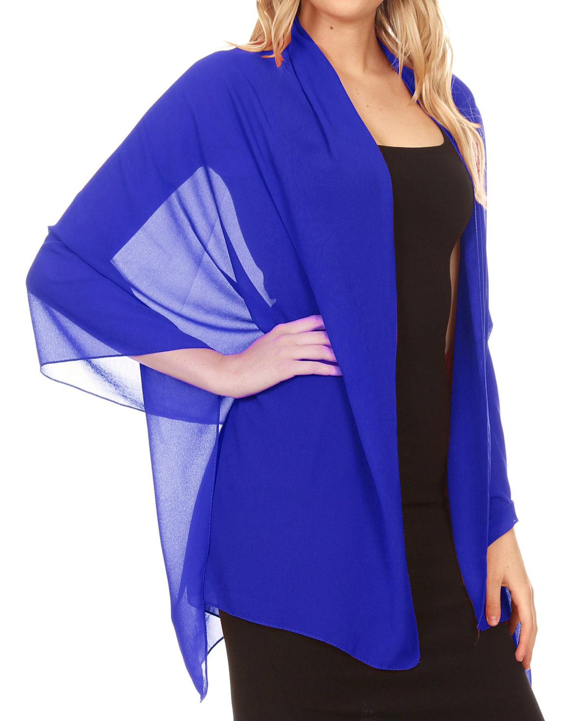 Sheer Chiffon Evening Wrap