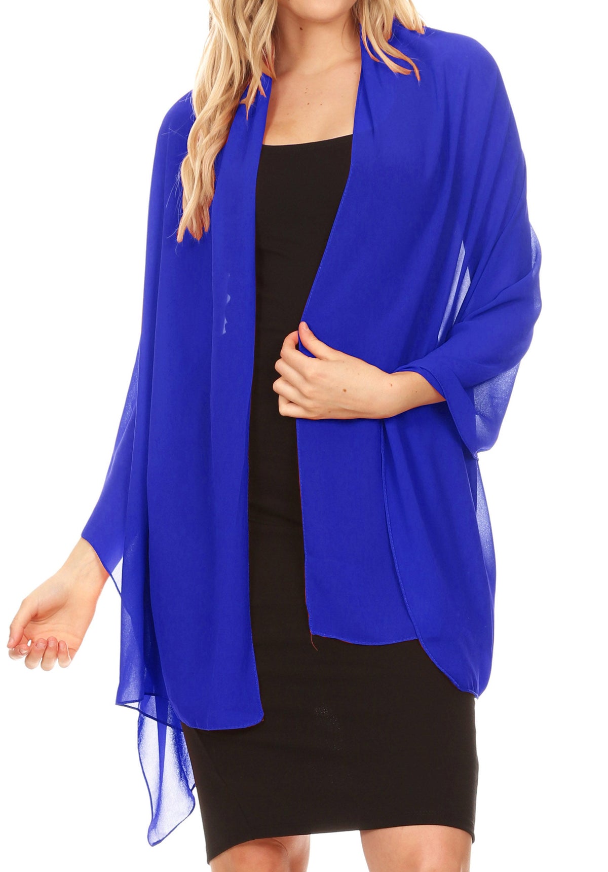 Sheer Chiffon Evening Wrap