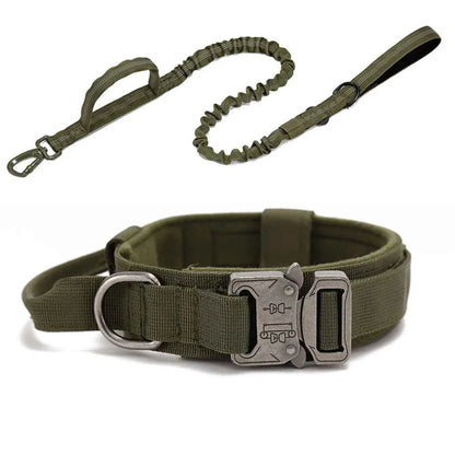 Reflective Nylon Dog Collar & Leash Set
