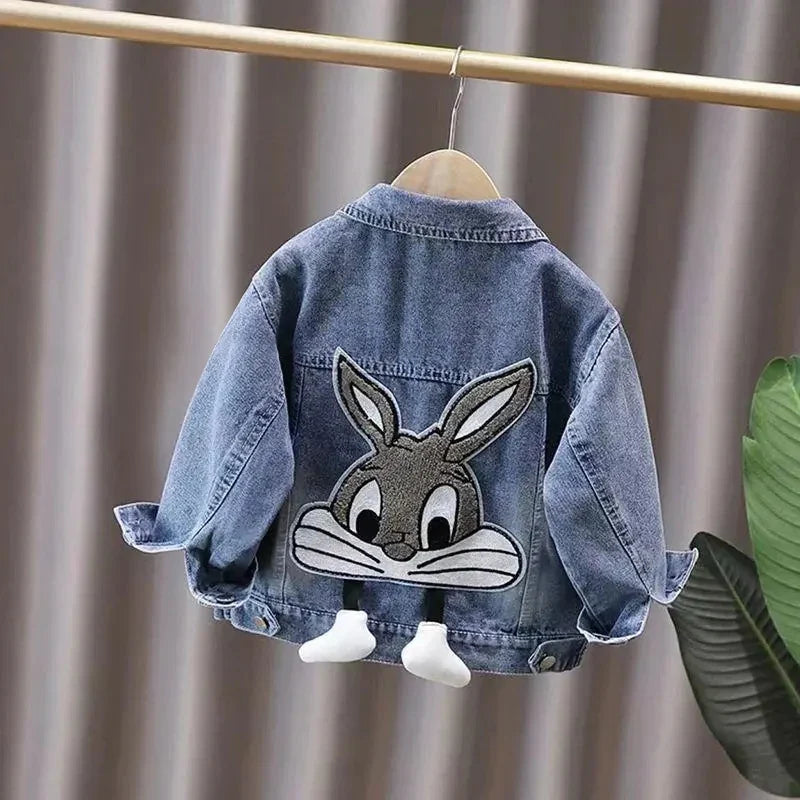 Girls Embroidered Denim Jacket
