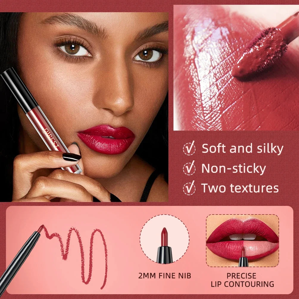Matte Liquid Lipstick & Lip Liner Set – 3 Piece