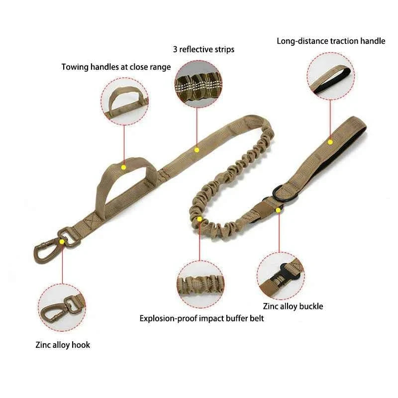 Reflective Nylon Dog Collar & Leash Set