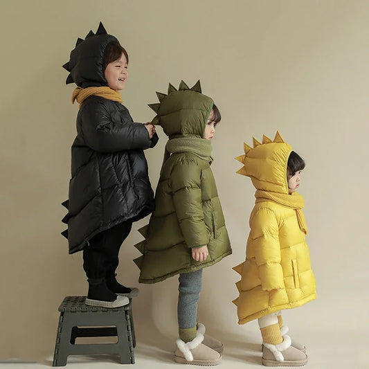 Kids Hooded Parka Coat
