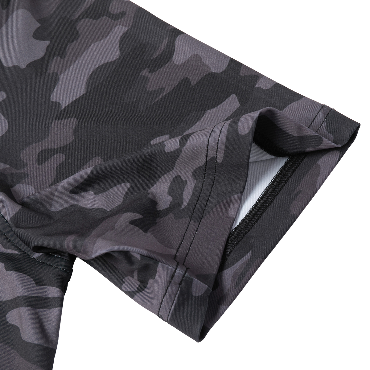 Men's Performance Polo, Black Camo