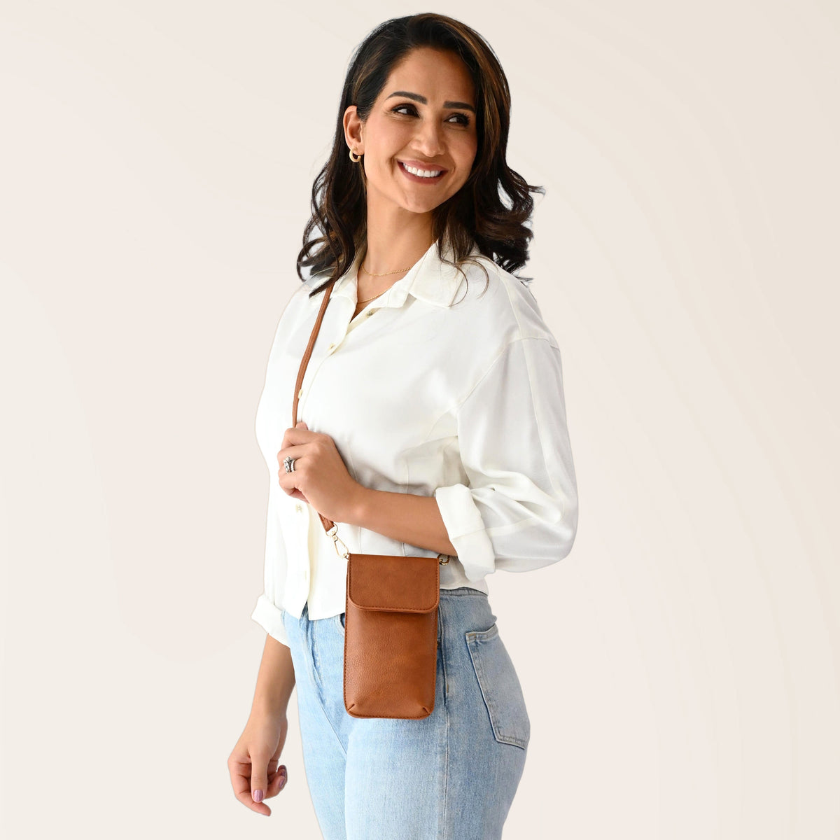 Clip-On Touch Screen Crossbody Purse