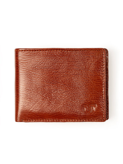 Classic Men's Leather Wallet, Tan