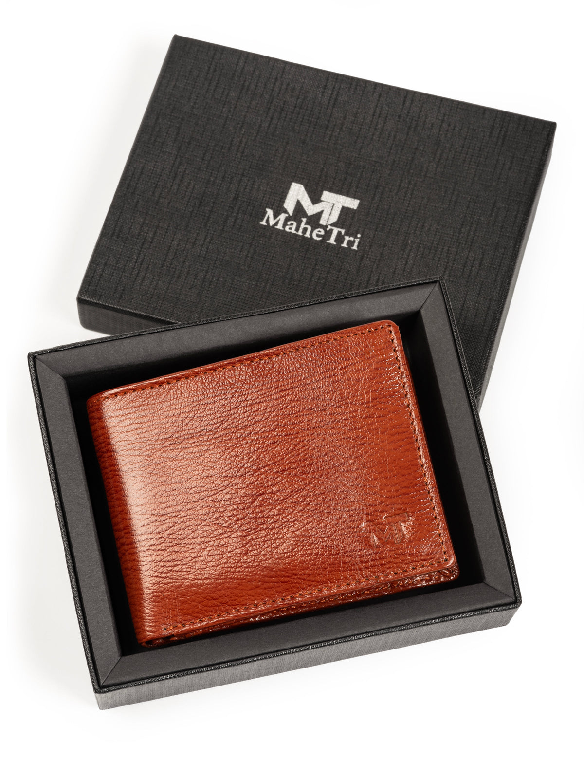 Classic Men's Leather Wallet, Tan