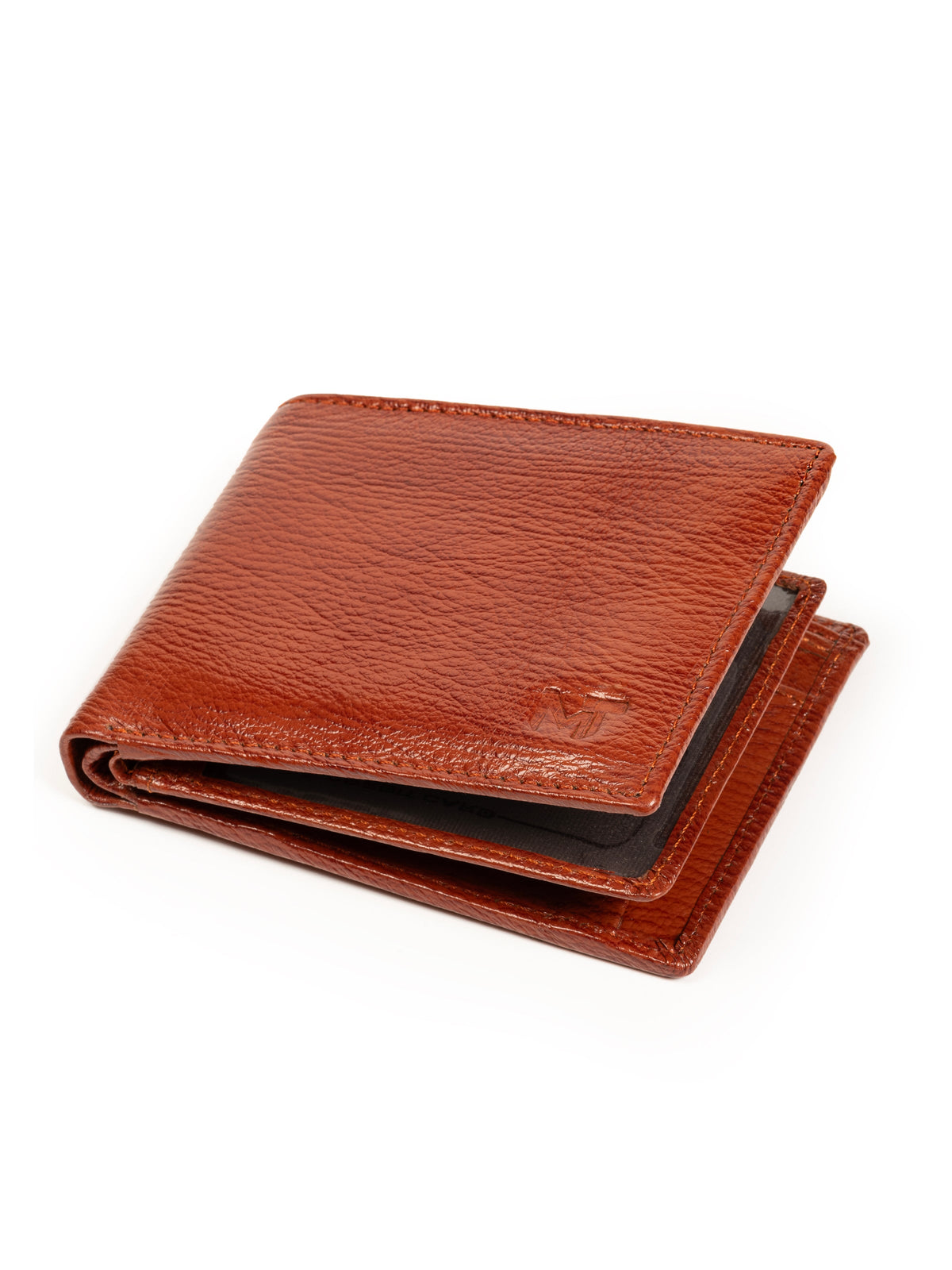 Classic Men's Leather Wallet, Tan