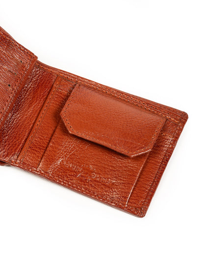 Classic Men's Leather Wallet, Tan