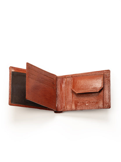 Classic Men's Leather Wallet, Tan