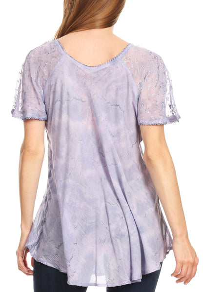 Tie-Dye Batik Tunic Top