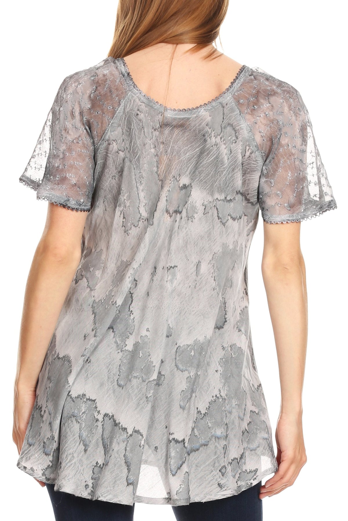 Tie-Dye Batik Tunic Top