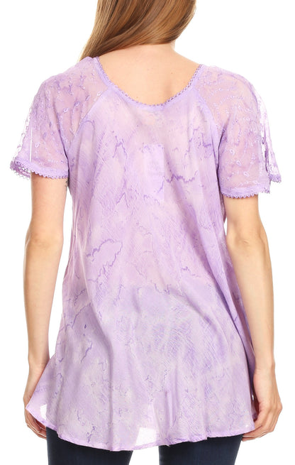 Tie-Dye Batik Tunic Top