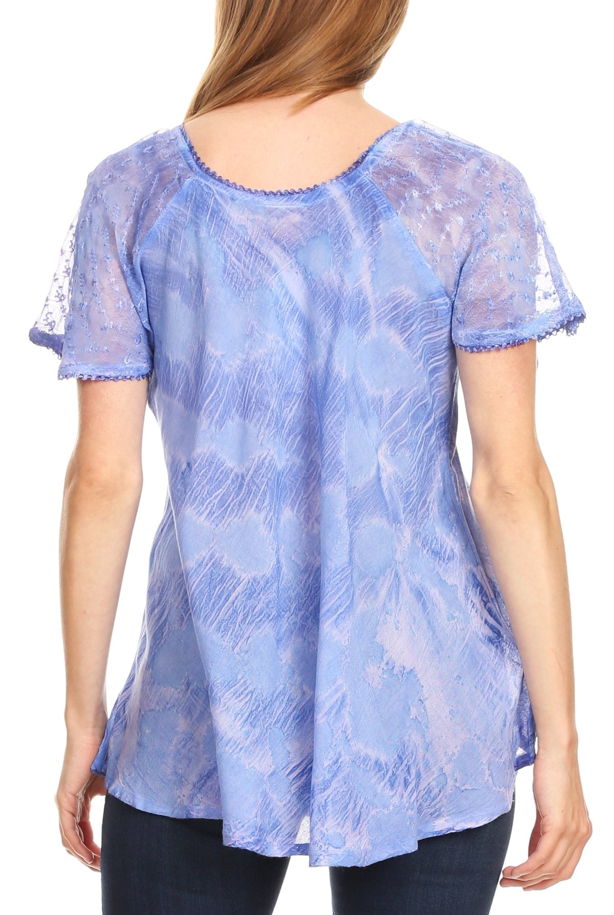 Tie-Dye Batik Tunic Top