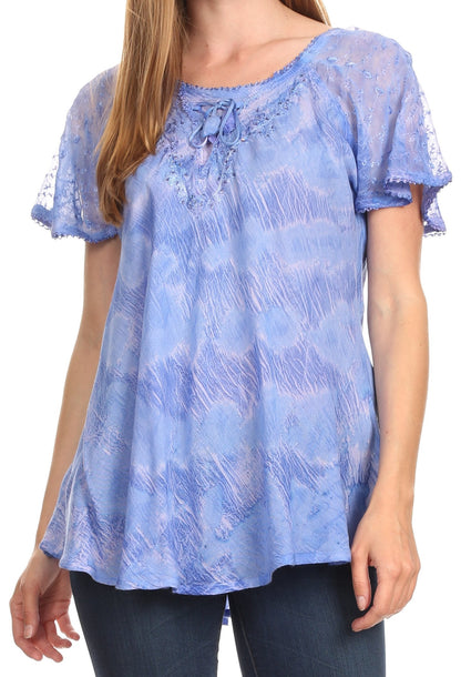Tie-Dye Batik Tunic Top