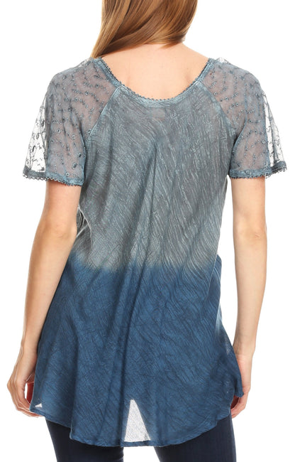 Tie-Dye Batik Tunic Top