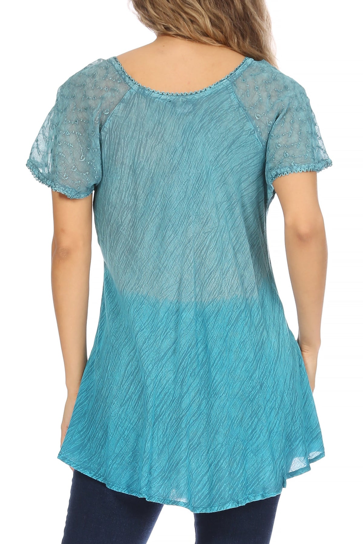 Tie-Dye Batik Tunic Top