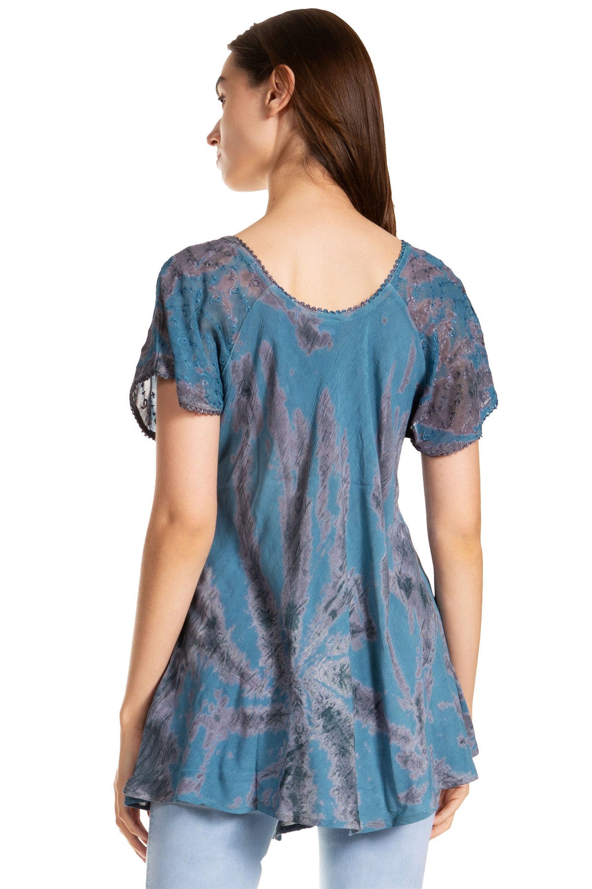 Tie-Dye Batik Tunic Top