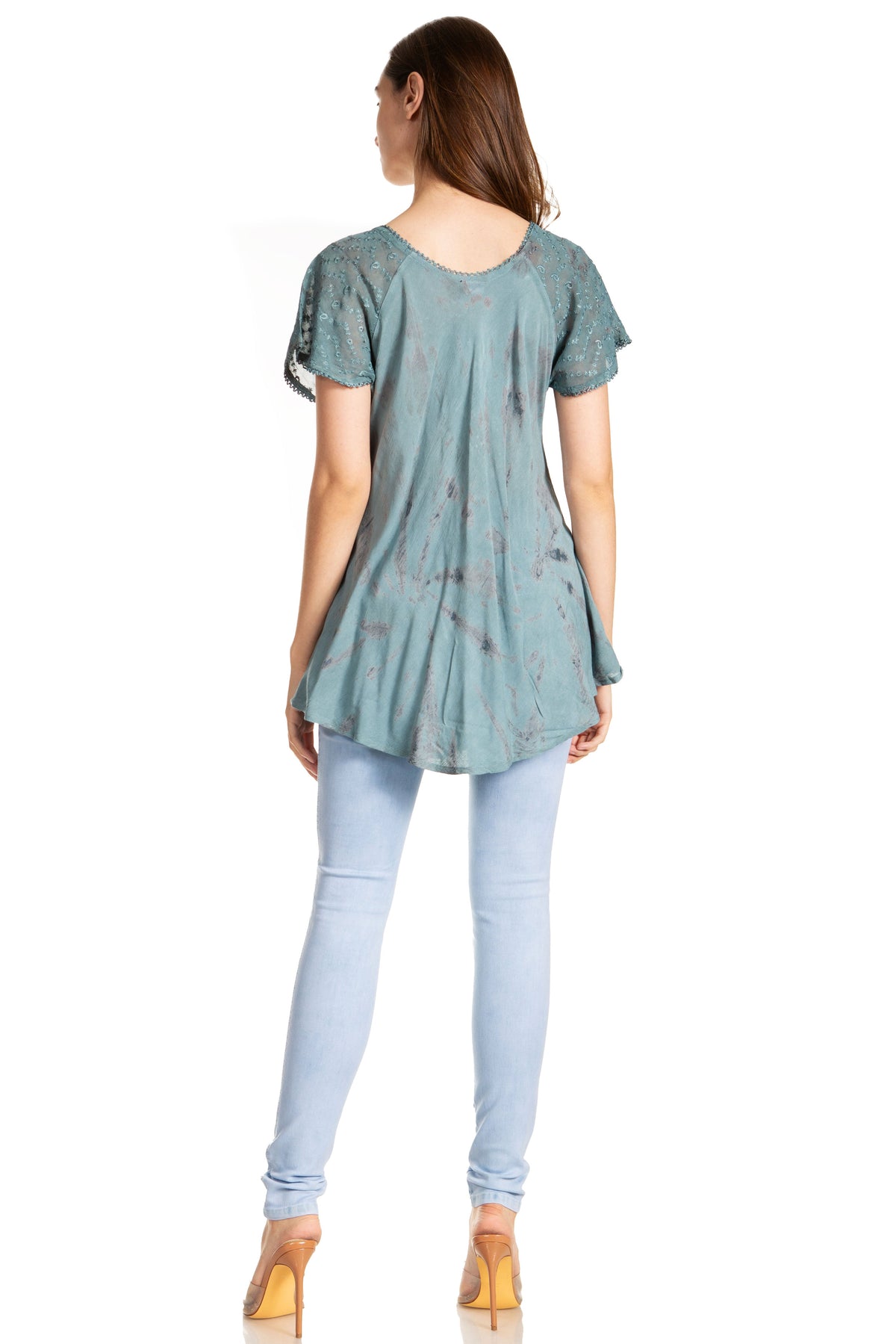 Tie-Dye Batik Tunic Top