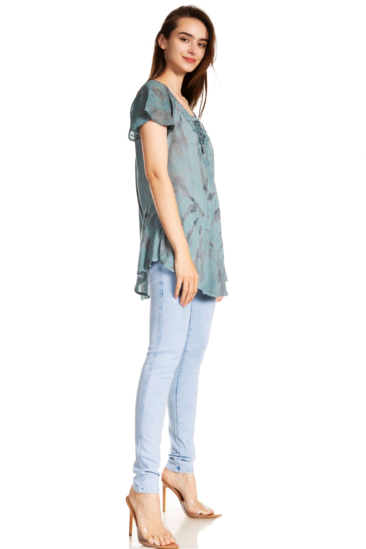 Tie-Dye Batik Tunic Top