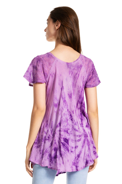 Tie-Dye Batik Tunic Top