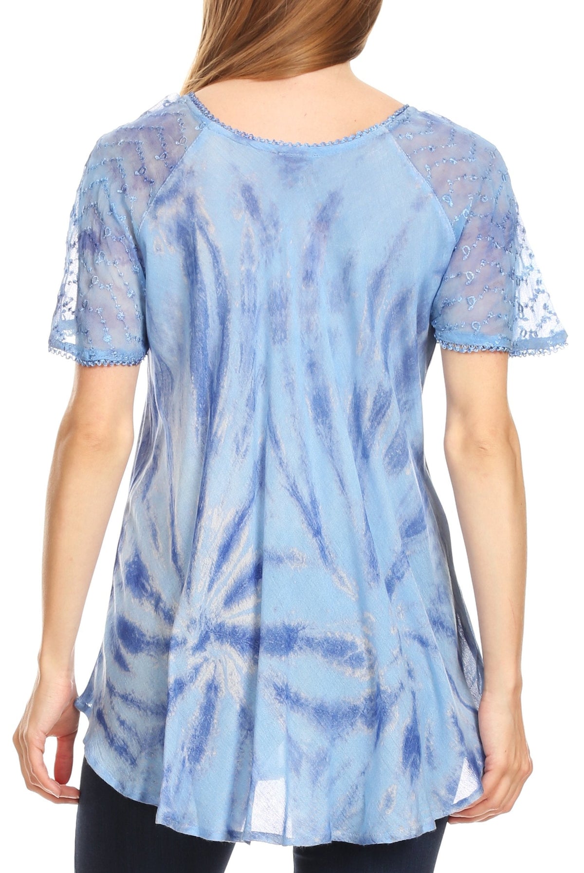 Tie-Dye Batik Tunic Top