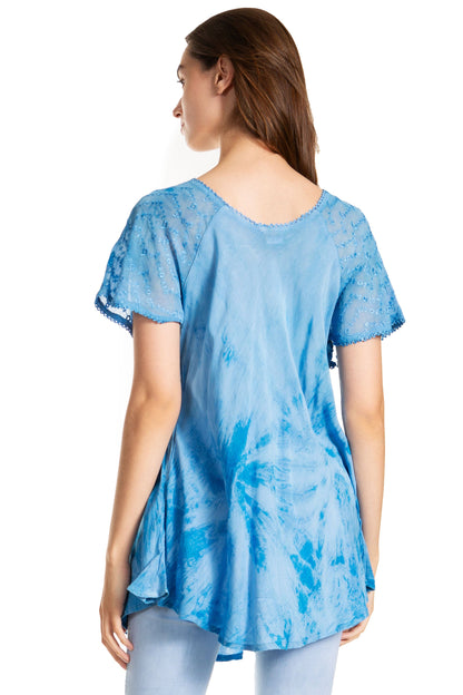 Tie-Dye Batik Tunic Top
